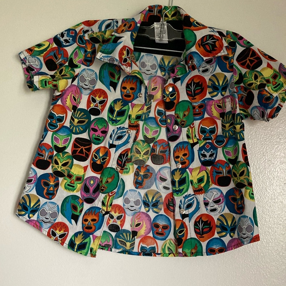 KIDS Colorful Luchador Mask Shirt